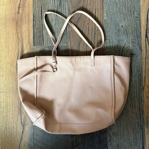 Via Mia Leather Shoulder Bag